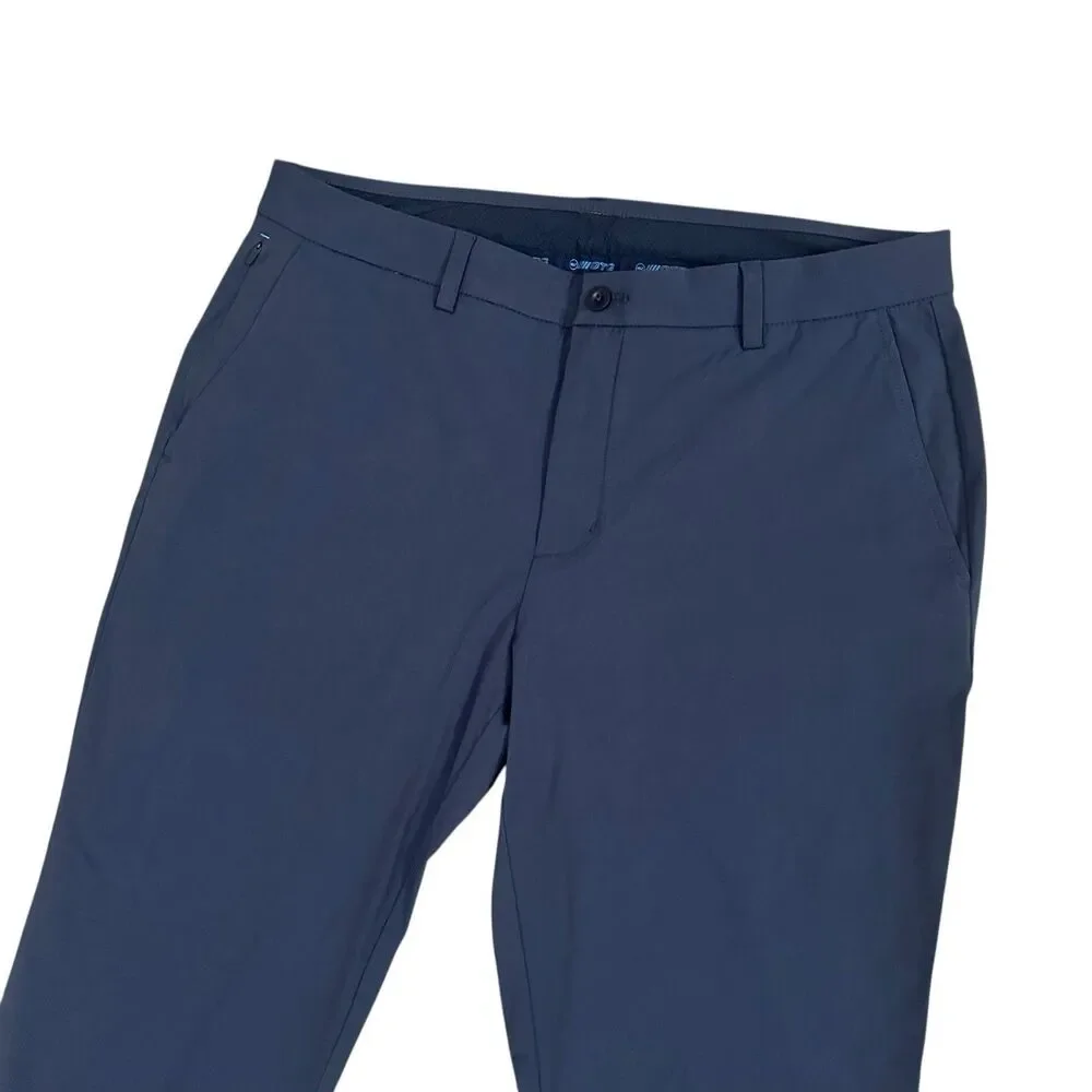 Vineyard Vines On-The-Go Pants Mens 38x32 Blue Stretch Casual Lightweight OTG - Picture 2 of 10